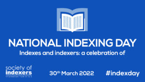 National Indexing Day 2022 30th March 2022